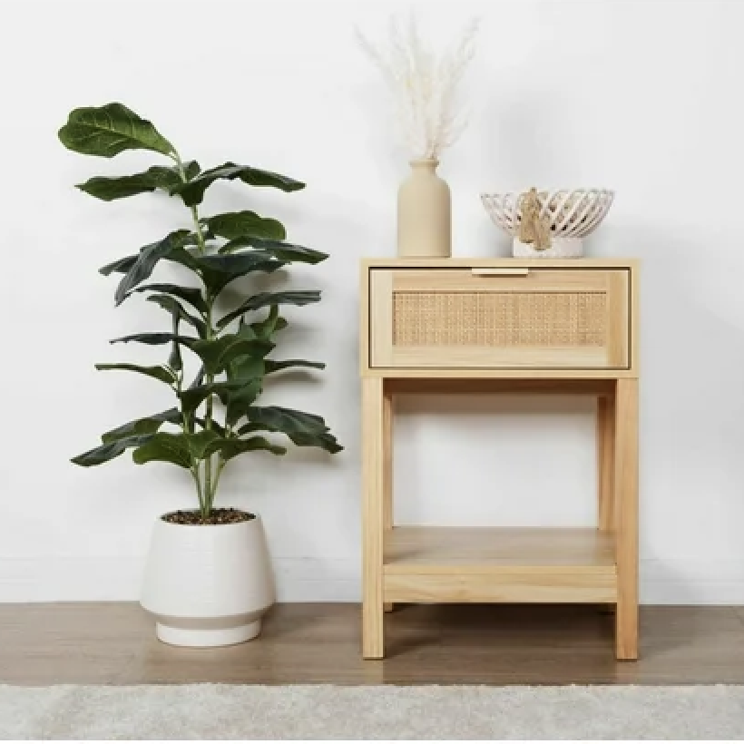 Fraser Rattan Bedside Table